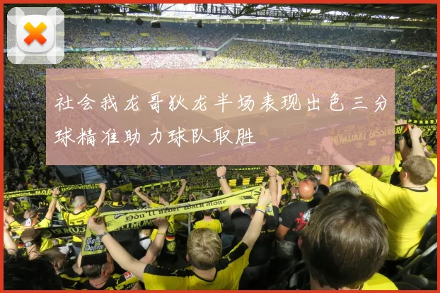 社会我龙哥狄龙半场表现出色三分球精准助力球队取胜