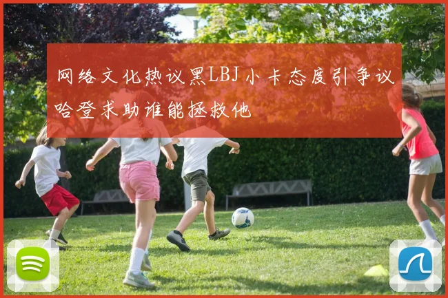 网络文化热议黑LBJ小卡态度引争议哈登求助谁能拯救他