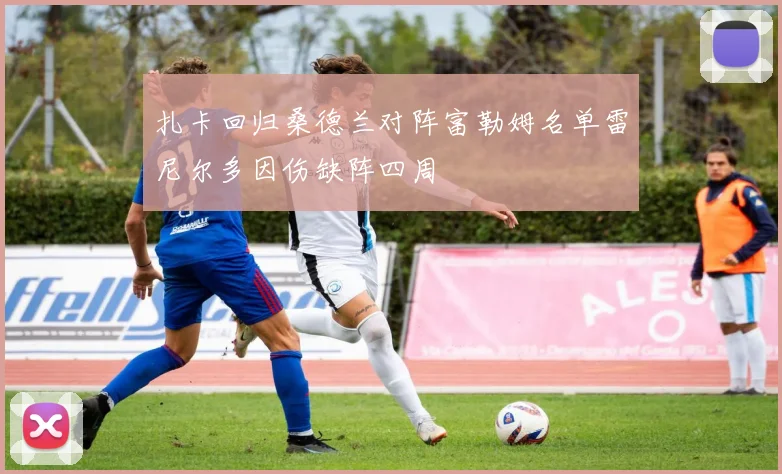 扎卡回归桑德兰对阵富勒姆名单雷尼尔多因伤缺阵四周